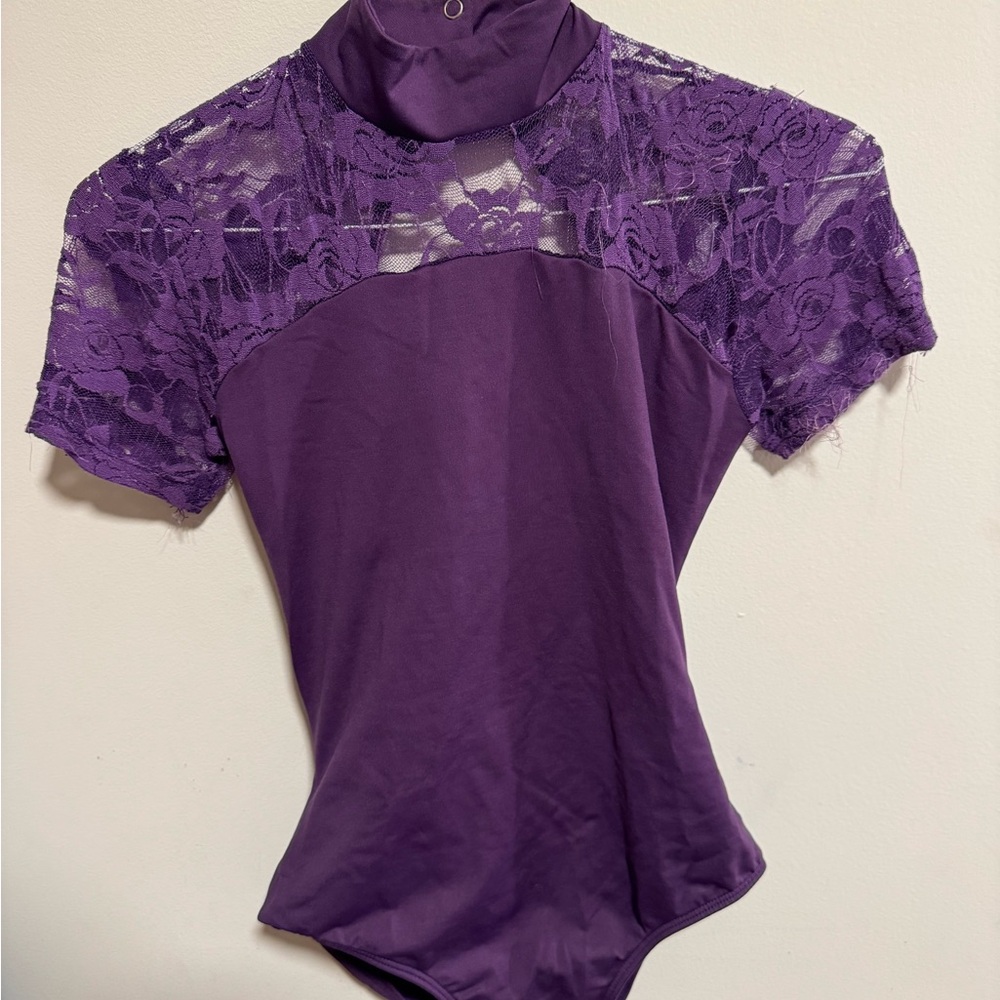 Purple Lace Leotard